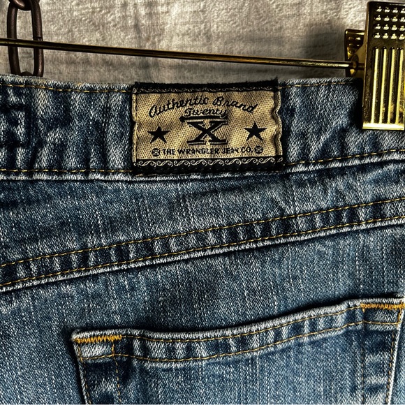 Twenty X Jackson Baggy Rise Blue Jeans Size 9/10 x 34 Western Cowgirl Denim Work - Picture 14 of 16